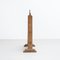 Spanish Hachero Traditional Light Wood Candle Holder, 1930s 9