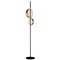 Brass Superluna Floor Lamp by Victor Vasilev for Oluce 1