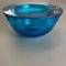 Large Italian Murano Glass Sommerso Bowl Element by Flavio Poli, 1970s 12