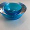 Large Italian Murano Glass Sommerso Bowl Element by Flavio Poli, 1970s 16