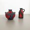 German Ceramic Studio Pottery Vase by Marei Ceramics, 1970, Set of 2, Image 3