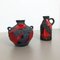 German Ceramic Studio Pottery Vase by Marei Ceramics, 1970, Set of 2, Image 2