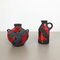 German Ceramic Studio Pottery Vase by Marei Ceramics, 1970, Set of 2, Image 4