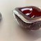 Italian Murano Glass Crack Structure Bowl Shells Ashtray, 1970s, Set of 2, Image 15