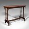 Antique English Regency Walnut Occasional Console Table, Image 1