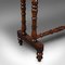 Antique English Regency Walnut Occasional Console Table, Image 12