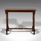 Antique English Regency Walnut Occasional Console Table 6