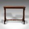 Antique English Regency Walnut Occasional Console Table, Image 2