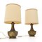 Lampes de Bureau en Laiton, 1950s, Set de 2 2