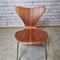 Teak 3107 Dining Chair by Arne Jacobsen for Fritz Hansen, 1960s 7