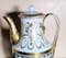 Napoleon III De Paris Porzellan Teekanne aus Schokolade mit Verzierungen aus reinem Gold 8