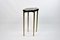 Side Tables in Black Marquetry and Brass by François-Xavier Turrou for Ginger Brown, Set of 2, Image 2