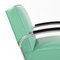 Chaise Cantilever en Cuir Vert 4