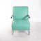 Green Leather Cantilever Chair, Image 2