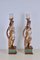 Candleholders in Wood and Chalk, Set of 2 4