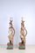 Candleholders in Wood and Chalk, Set of 2 2