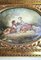 Paravent Style Louis XVI en Bois Doré avec Peinture à l'Huile et Verre Dépoli 14