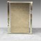 Smoked Glass & Brass Wall Mirror, 1970s 1