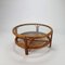 Vintage Rattan Coffee Table with Glass Top, 1970s 5