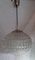 Ceiling Lamp with Clear Relief Glass Screen with Honeycomb Structure, 1970s, Image 1