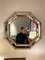 Achteckiger Spiegel mit vergoldetem Rahmen, Frankreich 2