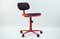 Postmodern Red Office Chair, Italy, 1980s, Image 3