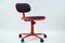 Postmodern Red Office Chair, Italy, 1980s, Image 2