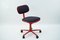 Postmodern Red Office Chair, Italy, 1980s, Image 1