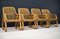 Bamboo Armchair, Italy, 1960s, Set of 4, Image 1