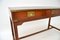 Antique Military Campaign Leather Top & Yew Wood Desk, Image 6