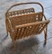 Vintage Rattan Leselampe 1