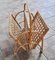 Vintage Rattan Leselampe 4