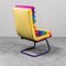 Velvet Armchair with Rainbow Design, 1970s 2