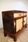 Vintage Stocking Buffet in Walnut and Cowhide, France, 1950s 17