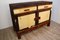 Vintage Stocking Buffet in Walnut and Cowhide, France, 1950s, Image 18