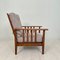 English Arts and Crafts Morris Armchair in Oak & Grey Cord, 1910 7