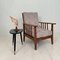 English Arts and Crafts Morris Armchair in Oak & Grey Cord, 1910 26