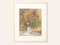 Fiori Art Déco, acquerello su carta spessa, con cornice, Immagine 2