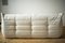 White Bouclette Fabric Togo 2-Seat & 3-Seat Sofas Set by Michel Ducaroy for Ligne Roset, 1970s, Set of 2 9