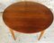 Mid-Century Vintage Extendable Teak Dining Table with Butterfly Leaf, 1960s, Image 2
