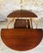 Mid-Century Vintage Extendable Teak Dining Table with Butterfly Leaf, 1960s 10