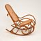 Vintage Bentwood & Cane Rocking Chair from Thonet, Image 2