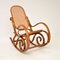 Vintage Bentwood & Cane Rocking Chair from Thonet, Image 1
