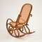 Vintage Bentwood & Cane Rocking Chair from Thonet, Image 5