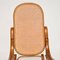 Vintage Bentwood & Cane Rocking Chair from Thonet, Image 12