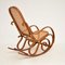 Vintage Bentwood & Cane Rocking Chair from Thonet, Image 11