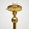 Antike Jugendstil Stehlampe aus Messing & Glas 5