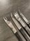 Stainless Steel 3010 Cutlery by Helmut Alder for Amboss, 1957, Set of 4 5