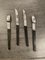 Stainless Steel 3010 Cutlery by Helmut Alder for Amboss, 1957, Set of 4 3
