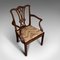 Antiker englischer georgianischer Carver Elbow Chair, 1800er 6